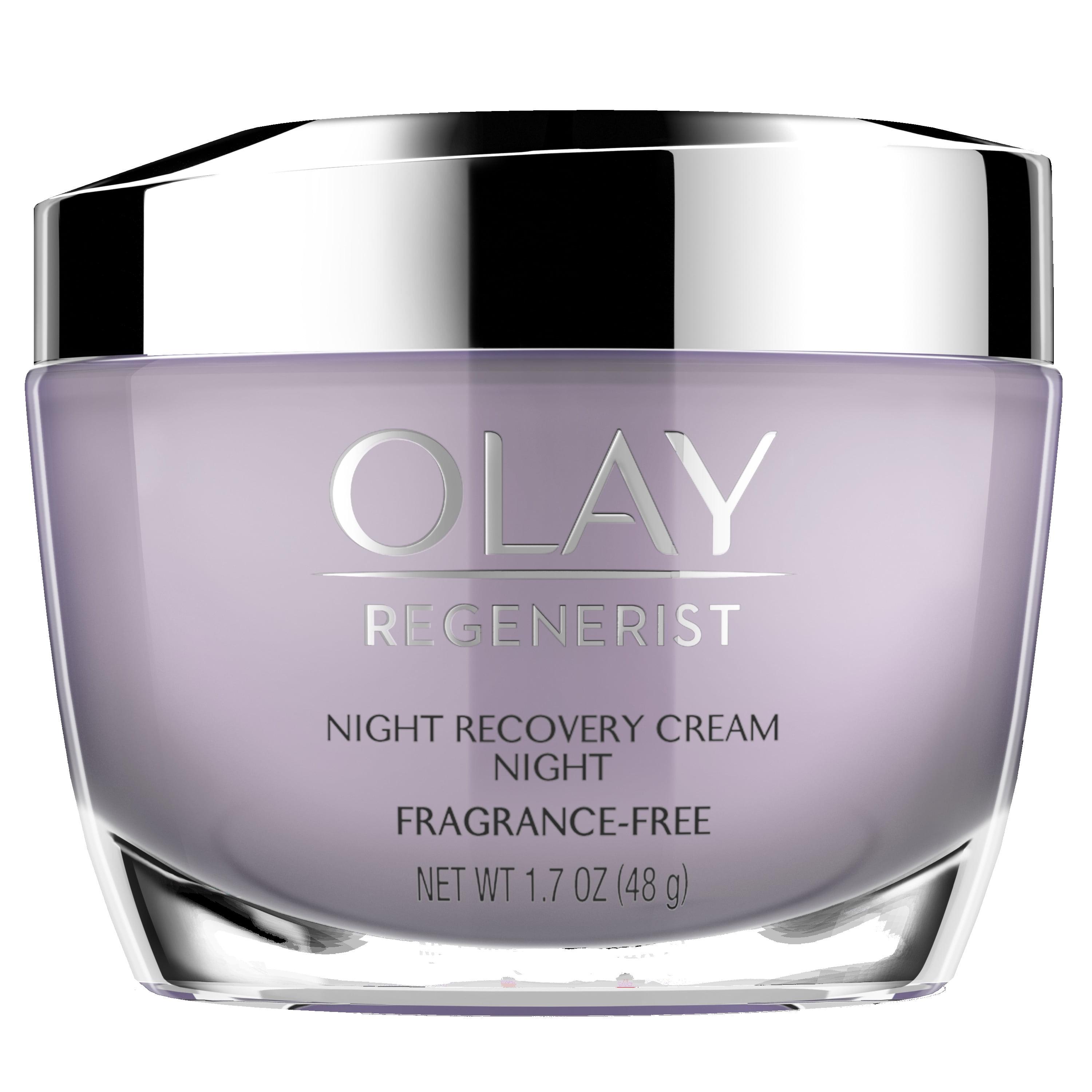 Olay Regenerist Night Recovery Night Cream Face Moisturizer 1.7 oz ...