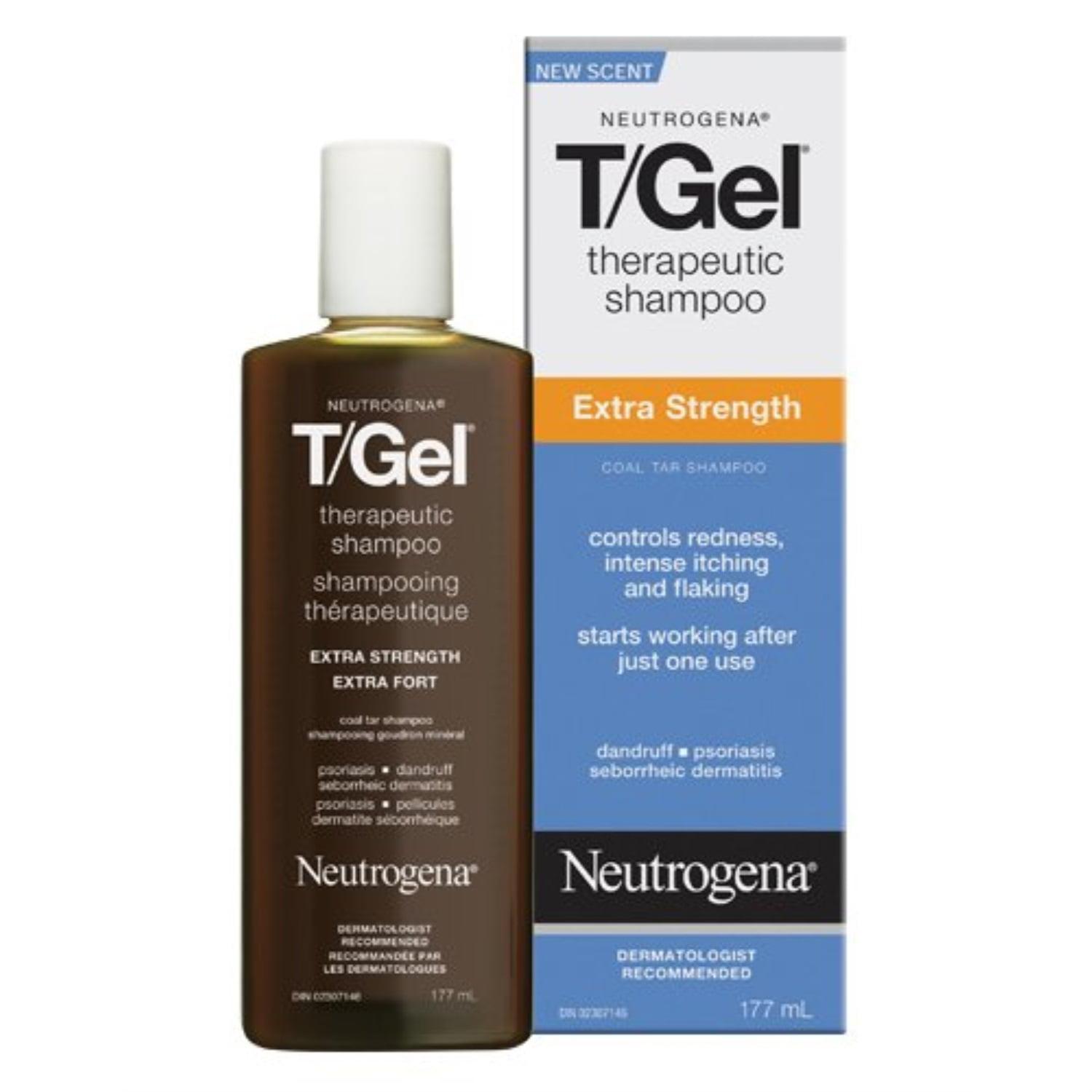 neutrogena t-gel therapeutic shampoo, extra strength, 6 ounce (pack of ...