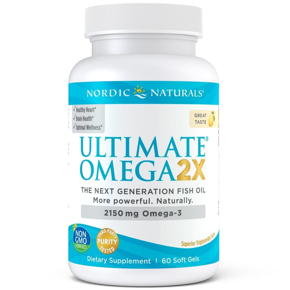 Nordic Naturals Ultimate Omega 2x Softgels, 2150 mg, 60 ct - Walmart.com