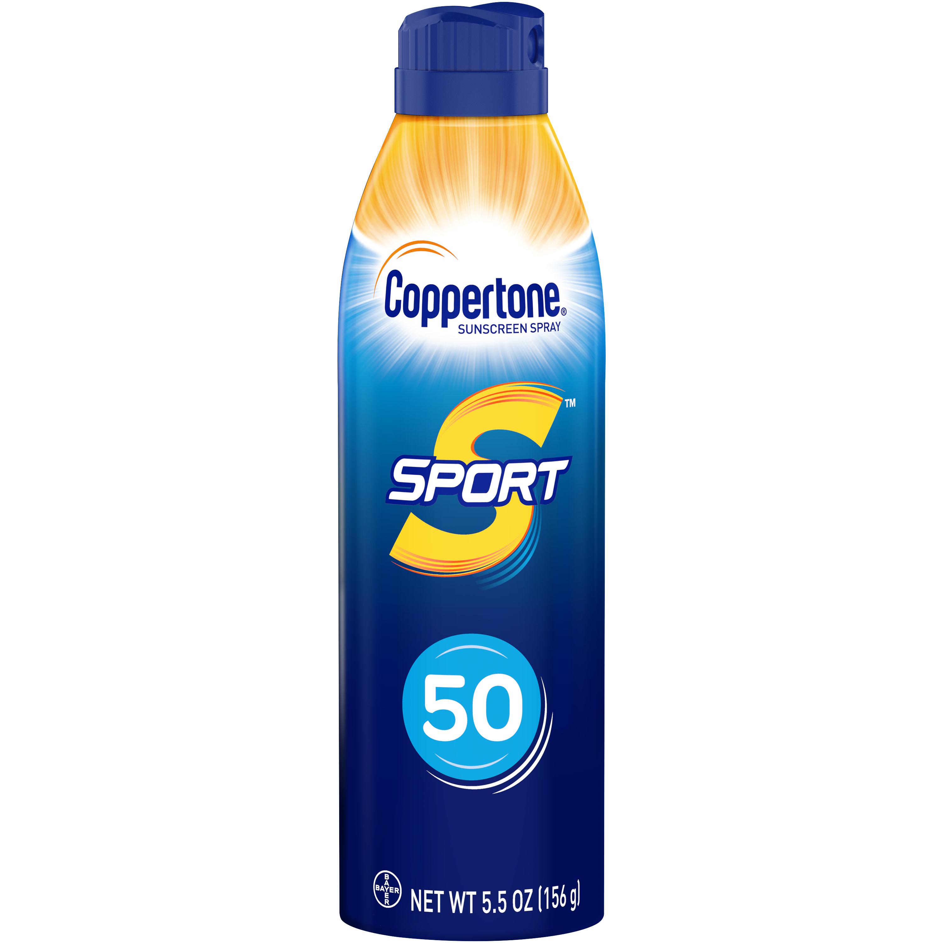 Coppertone Sport Sunscreen Continuous Spray SPF 50, 5.5 oz. - Walmart ...