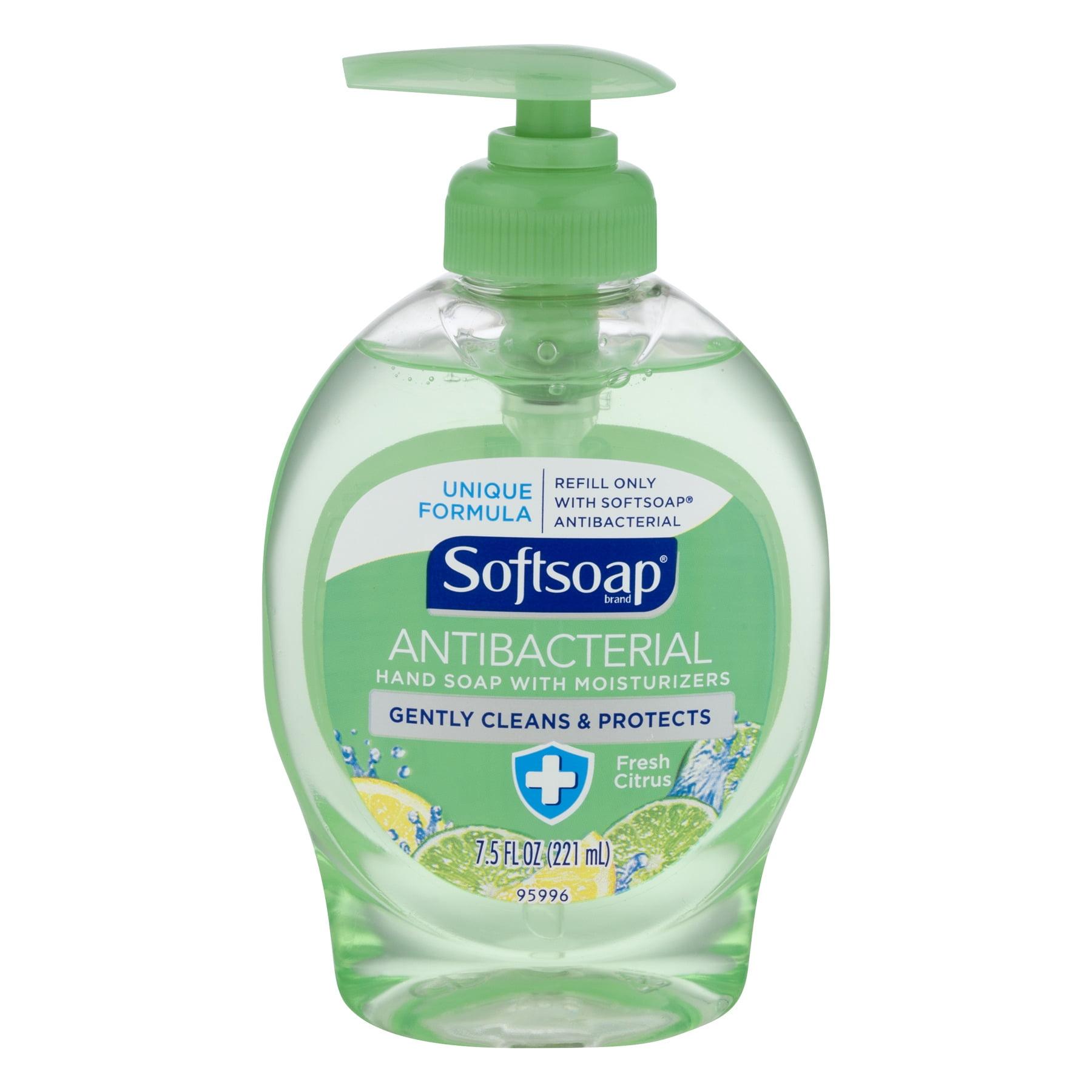 Softsoap Antibacterial Liquid Hand Soap, Fresh Citrus - 7.5 fl oz ...