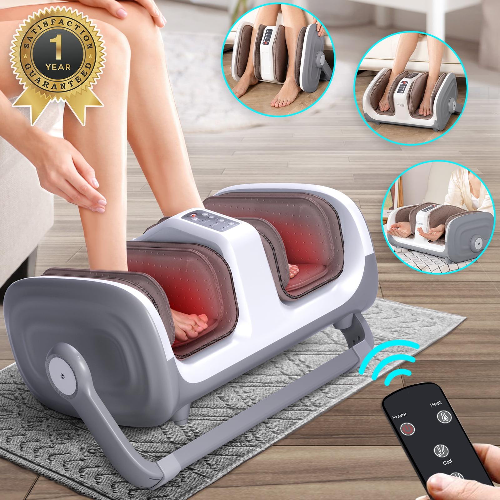 TISSCARE Shiatsu Foot Massager- Deep Tissue Calf Massager W/Remote ...