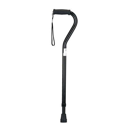 NOVA Medical Products Heavy Duty Offset Cane w/Strap, Black - Walmart.com