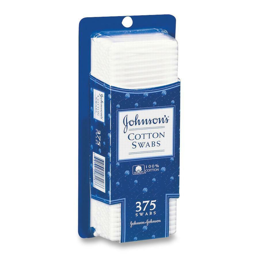 Johnson & Johnson Cotton Swabs, 375 Count - Walmart.com - Walmart.com