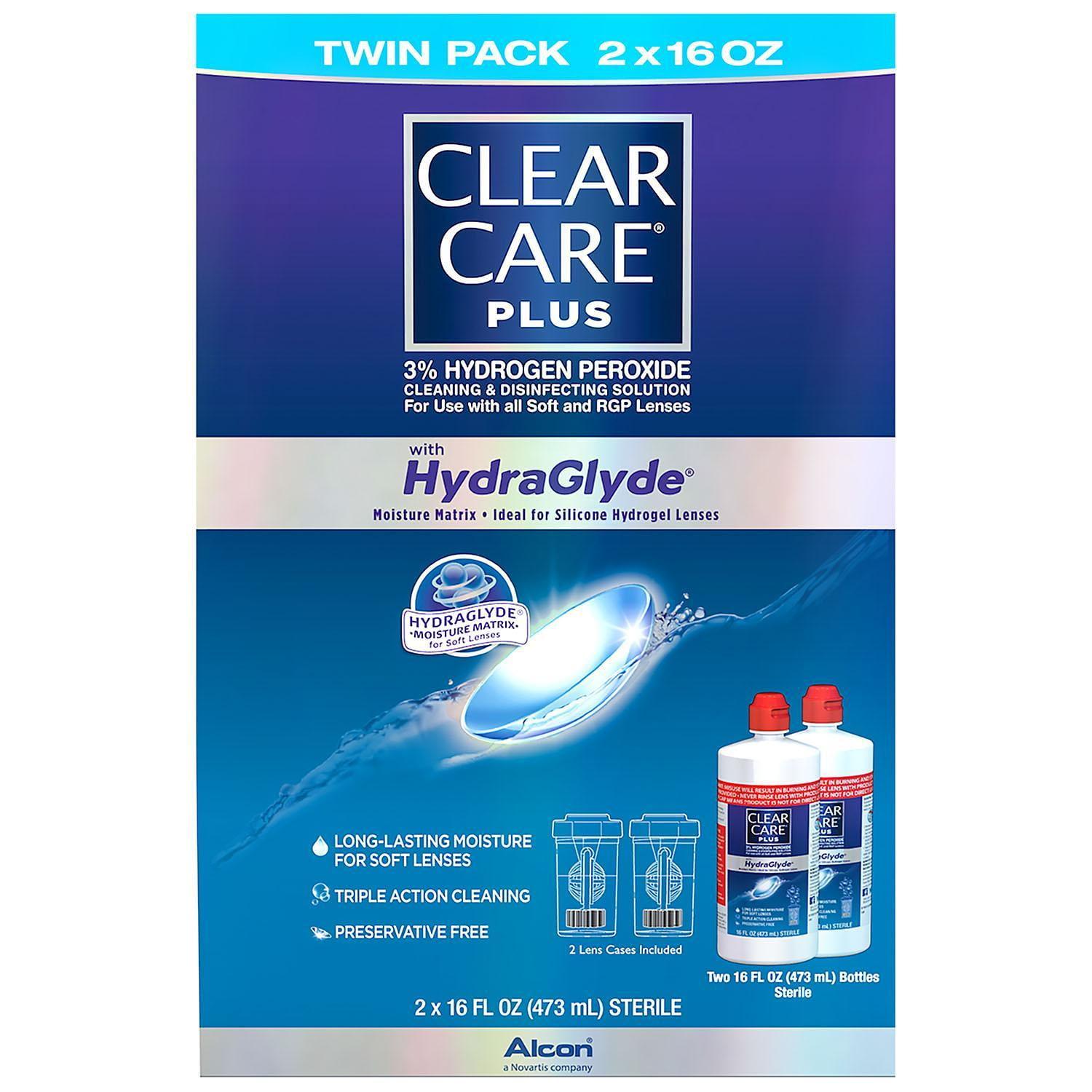 Clear Care Plus Cleaning & Disinfecting Solution (32 oz.) - Walmart.com