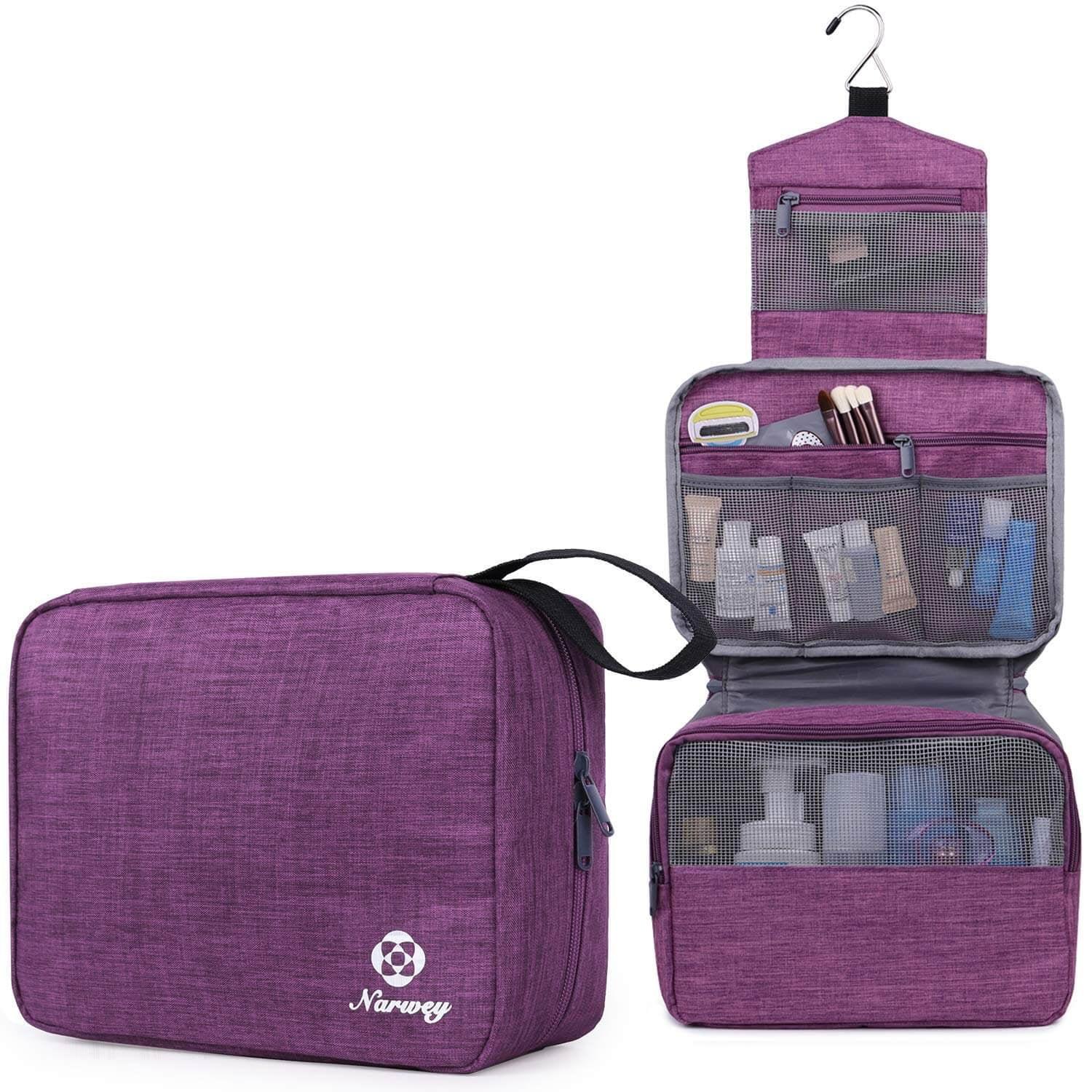 Narwey - Hanging Travel Toiletry Bag Bulk Make Up Cosmetic Bags ...