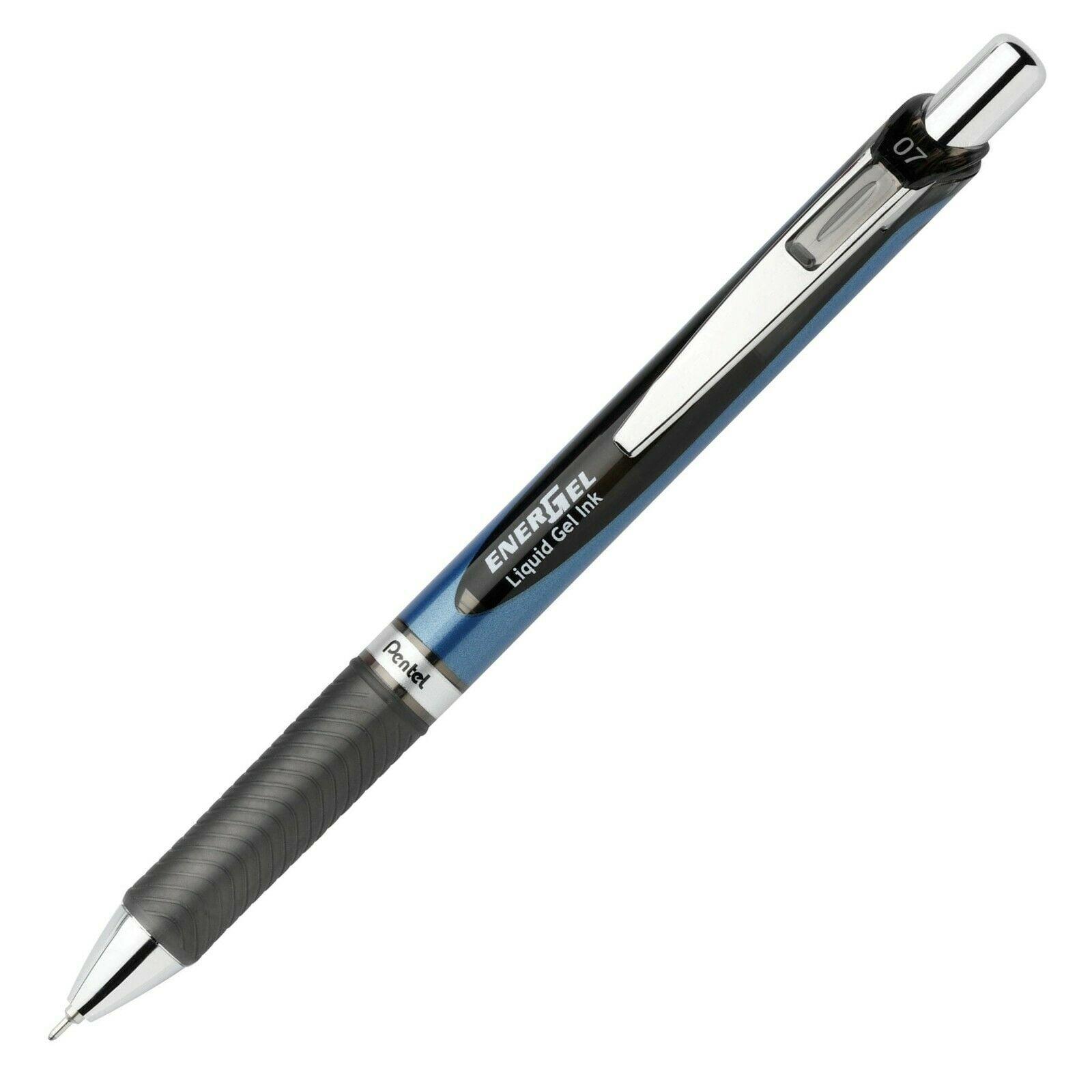 BLN77-A Pentel EnerGel RTX Deluxe Gel Pen, 0.7mm Medium, Black Ink ...