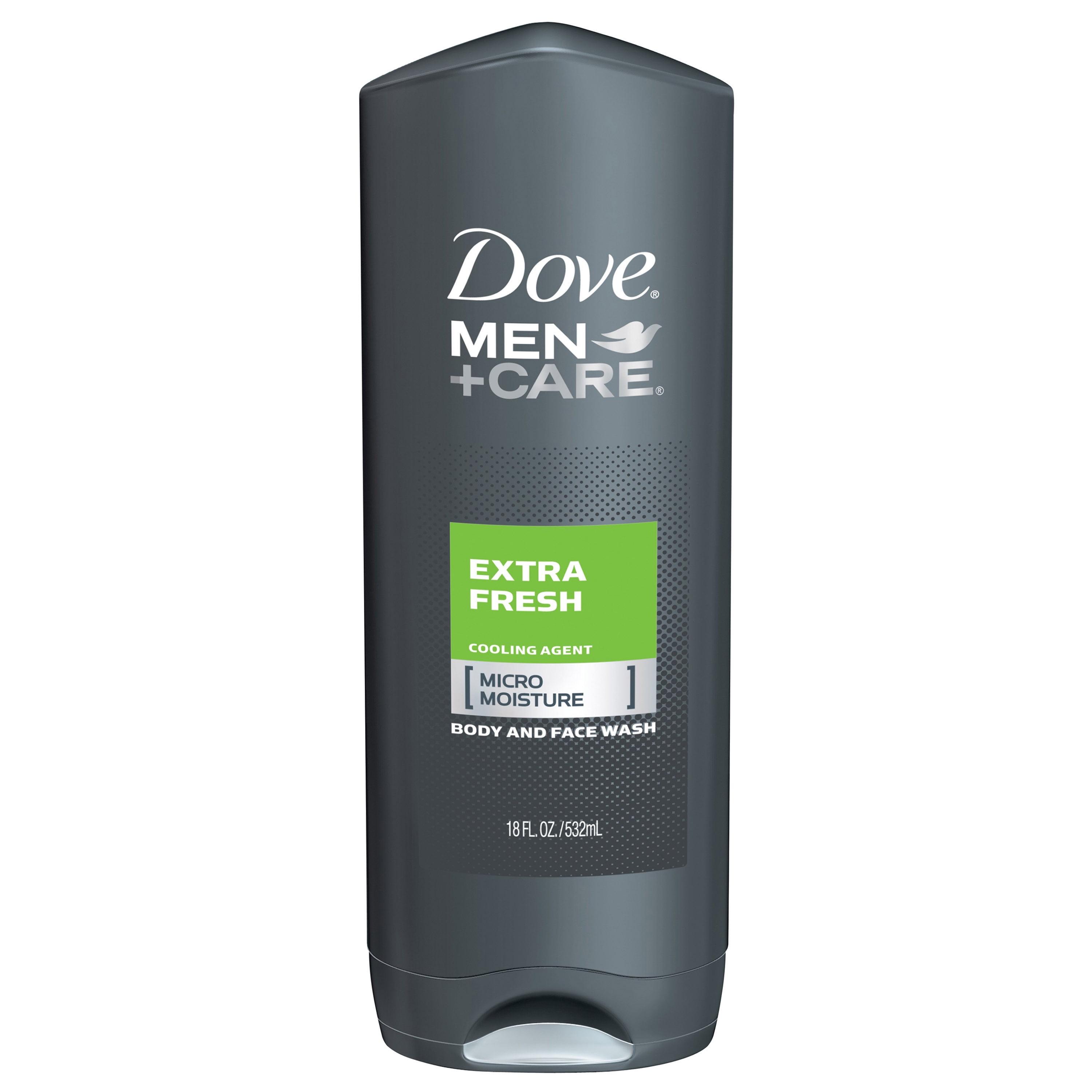 Dove Men+Care Extra Fresh Body Wash, 18 oz - Walmart.com