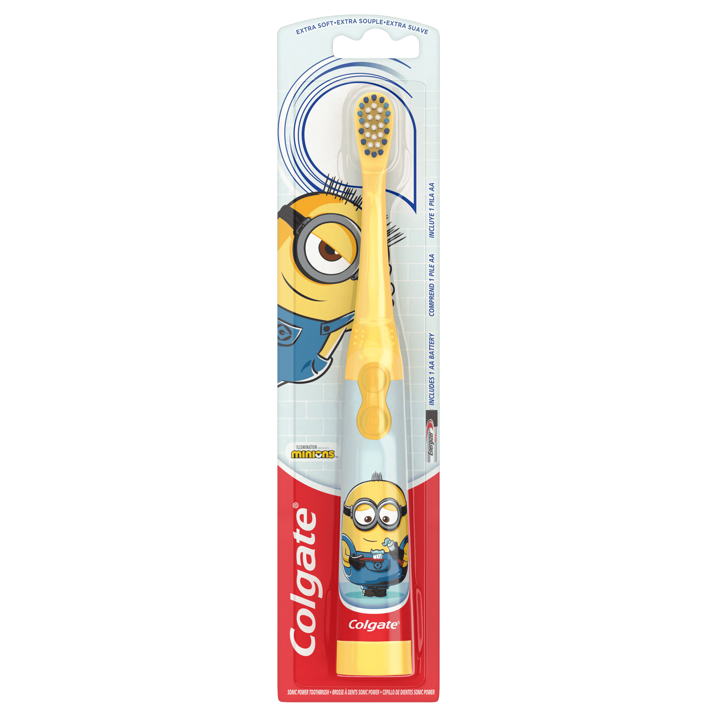 Colgate Kids Battery Powered Toothbrush, Minions, 1 Pack - Walmart.com