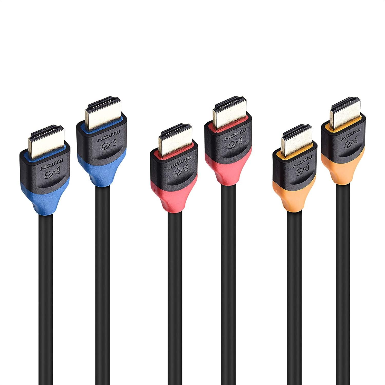 Cable Matters 3-Pack 48Gbps Ultra 8K HDMI Cable with 8K 120Hz and HDR ...