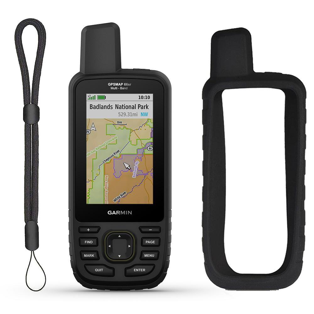 Garmin GPSMAP 66sr Handheld GPS Hiking Tether Bundle| +Garmin Hiking ...