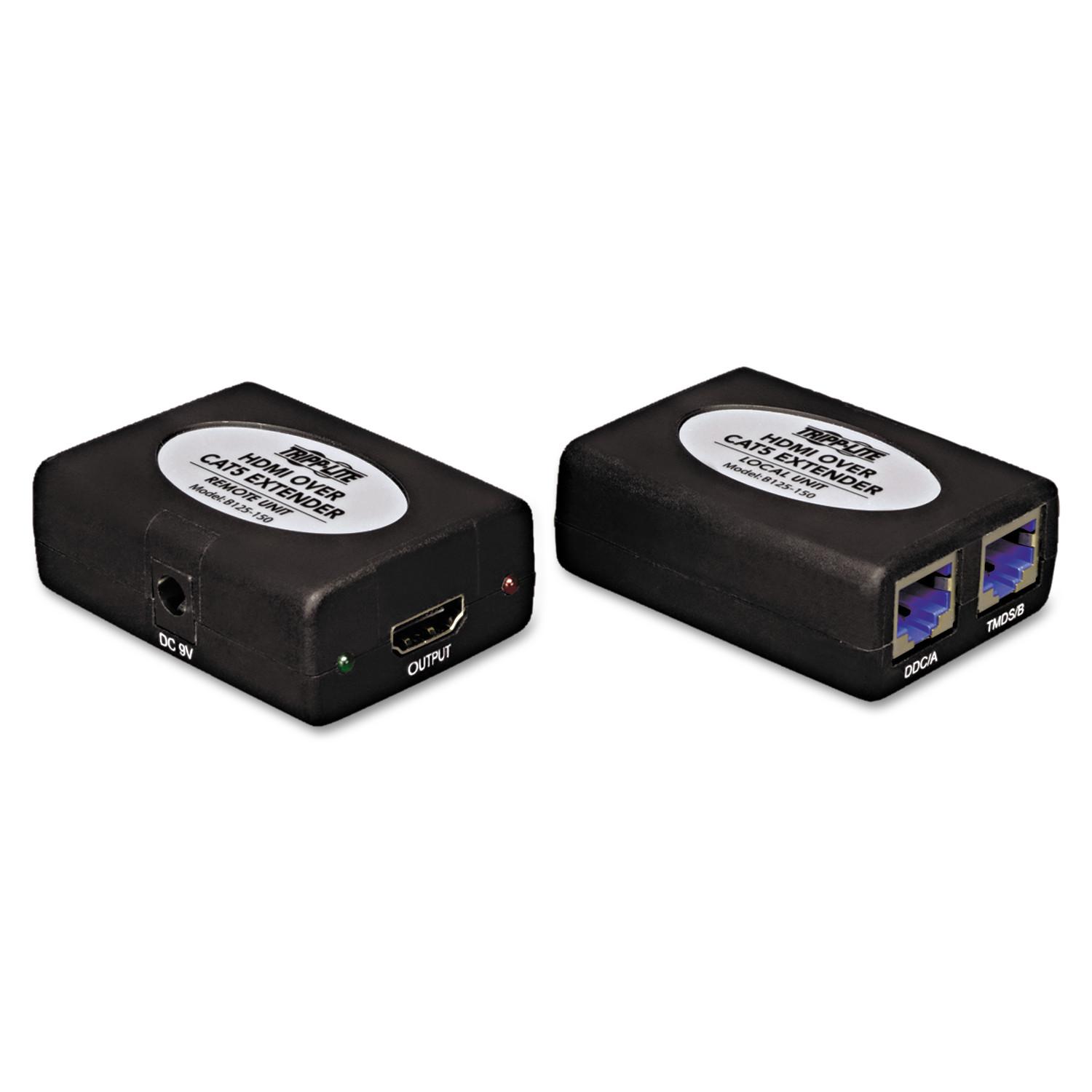 Tripp Lite CAT5/5e/6 Extender Kit, HDMI over Dual CAT5 - Walmart.com