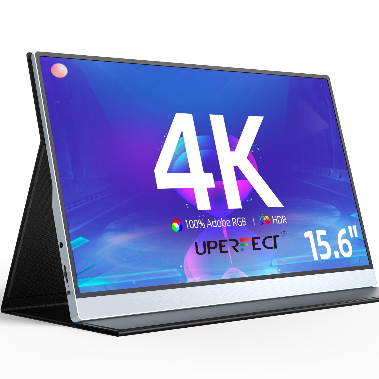 UPERFECT 15.6" Portable Monitor 4K for Working and Traveling, W/ Smart ...