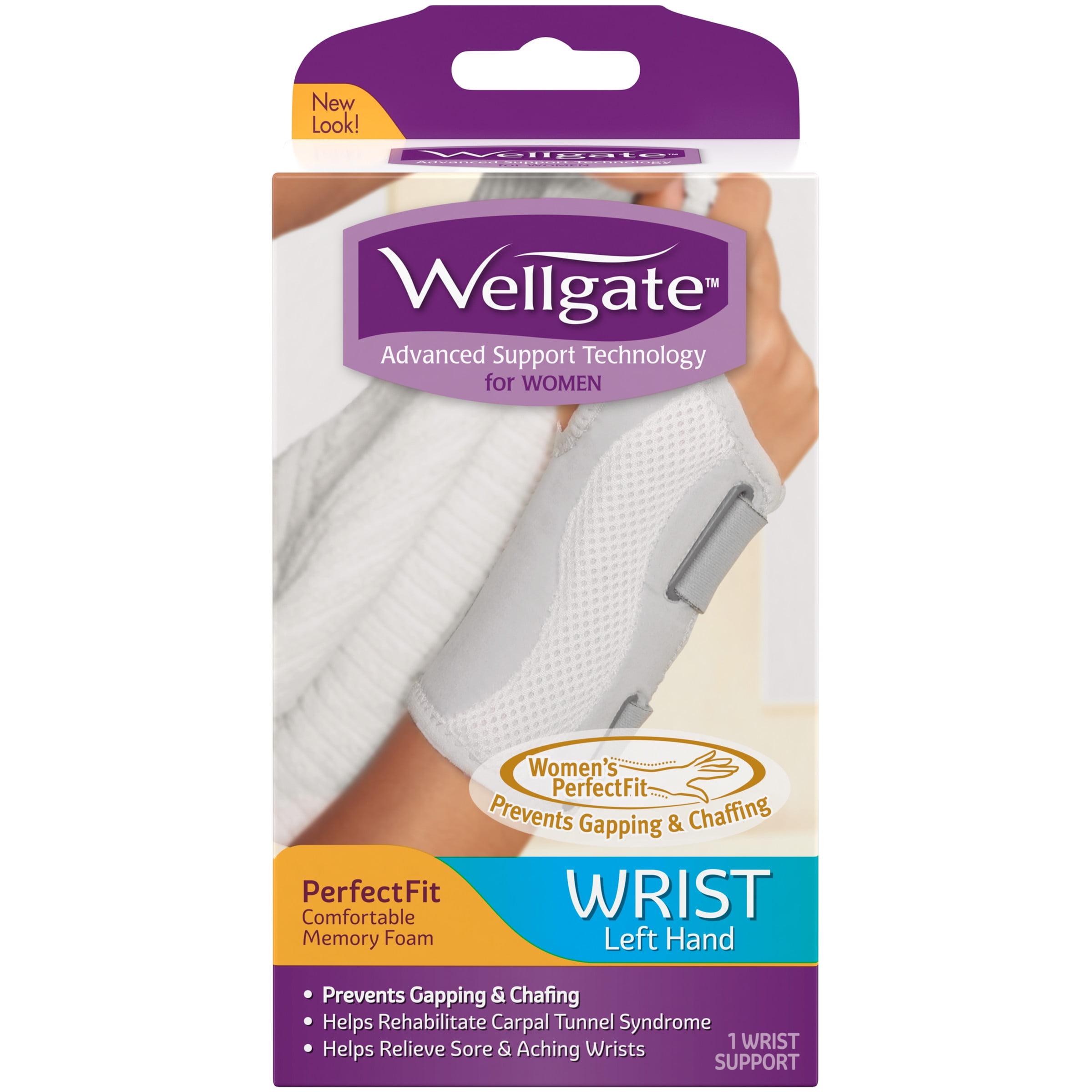 Wellgate for Women, PerfectFit Wrist Brace for Wrist Support - Left ...