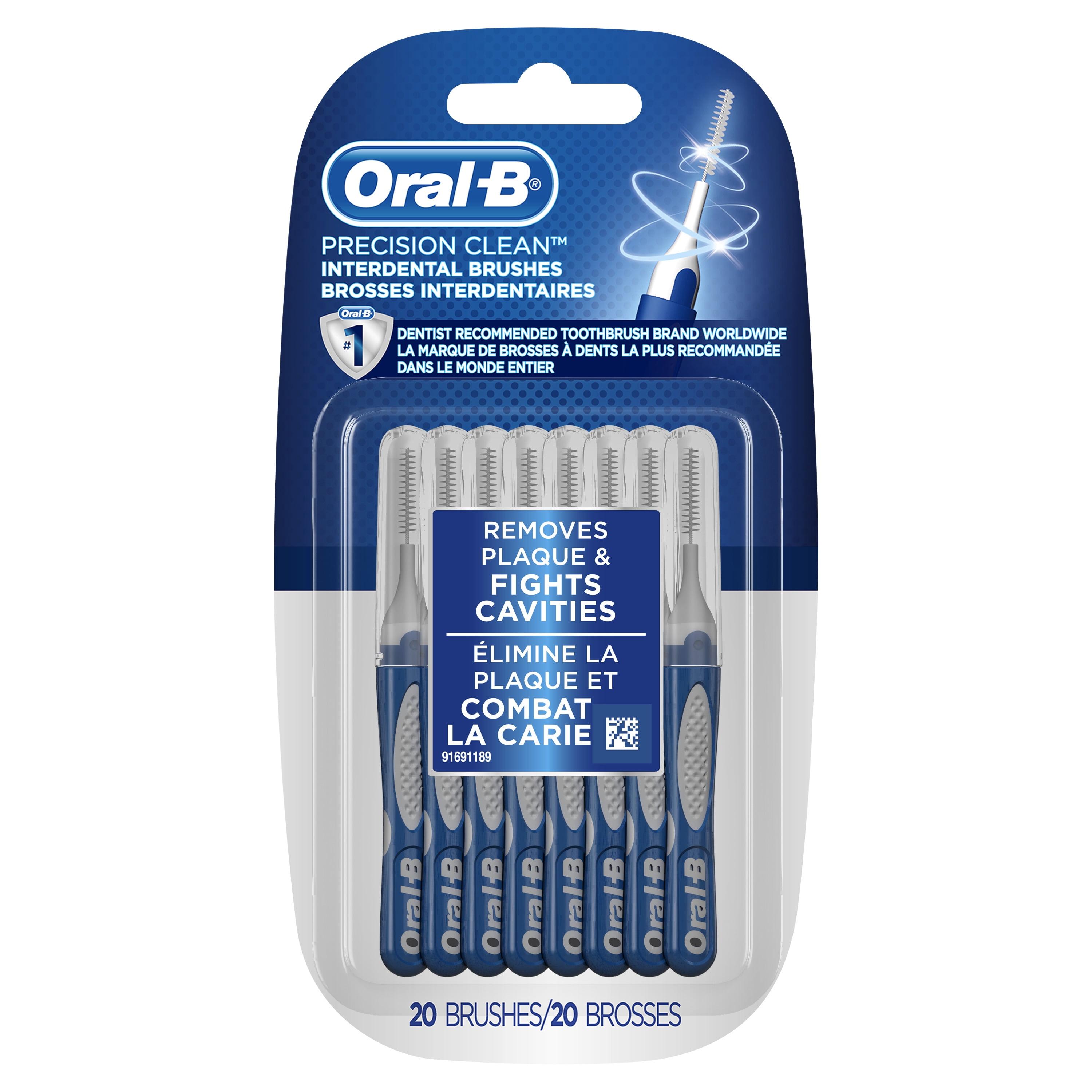 Oral-B Precision Clean Interdental Brushes, 20 Count - Walmart.com