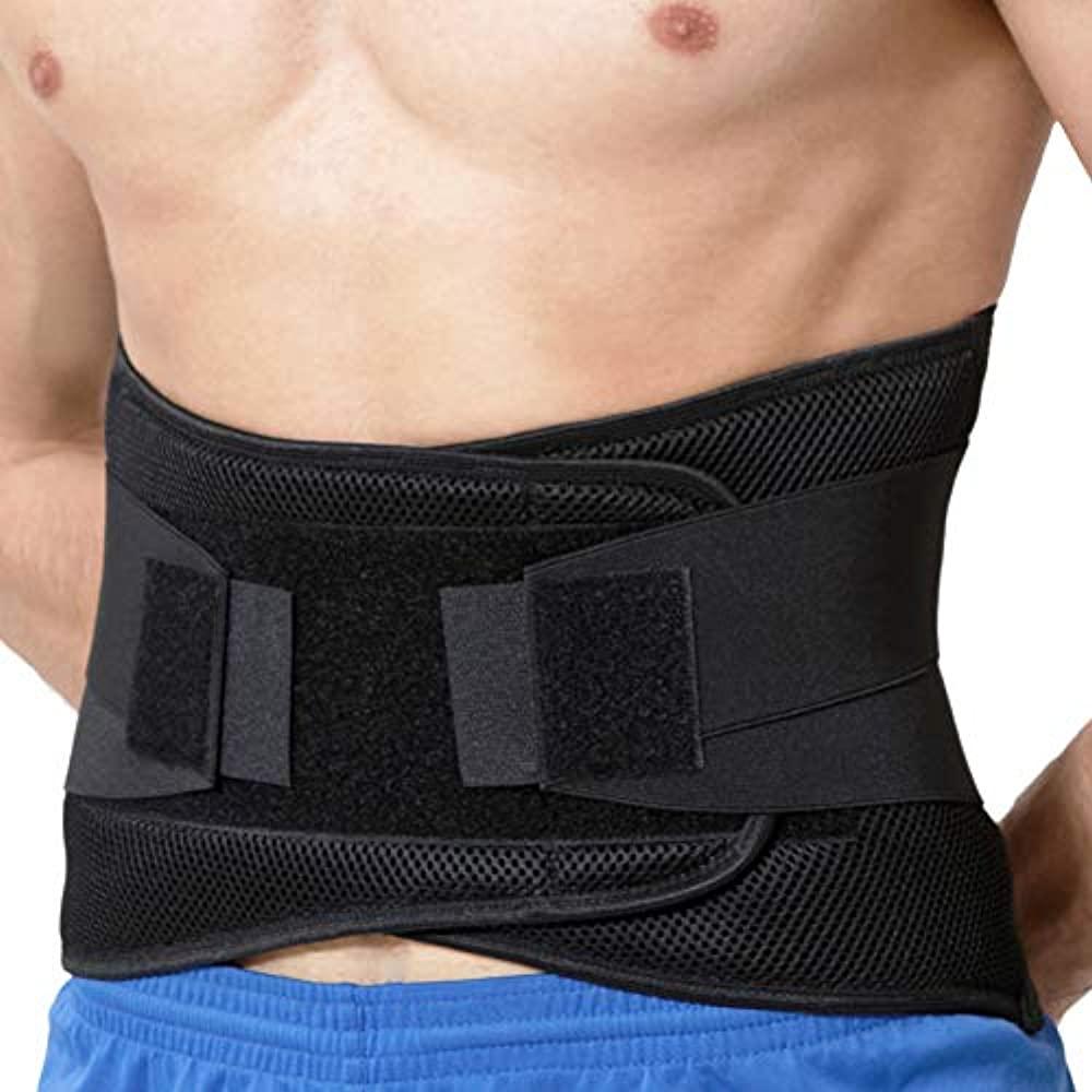 NeoTech Care Adjustable Compression Back Brace Lumbar Support Belt ...