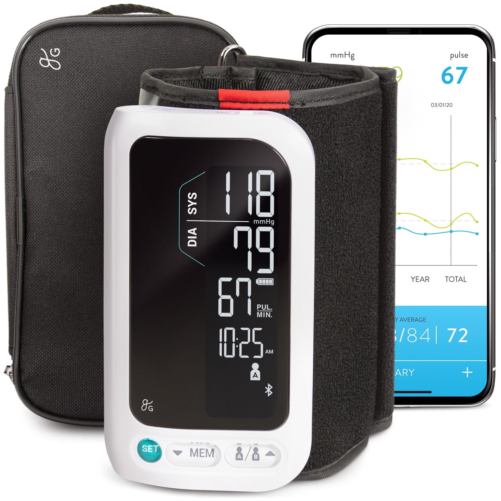 GreaterGoods All-in-One Smart Blood Pressure Monitor Pack, Upper Arm ...