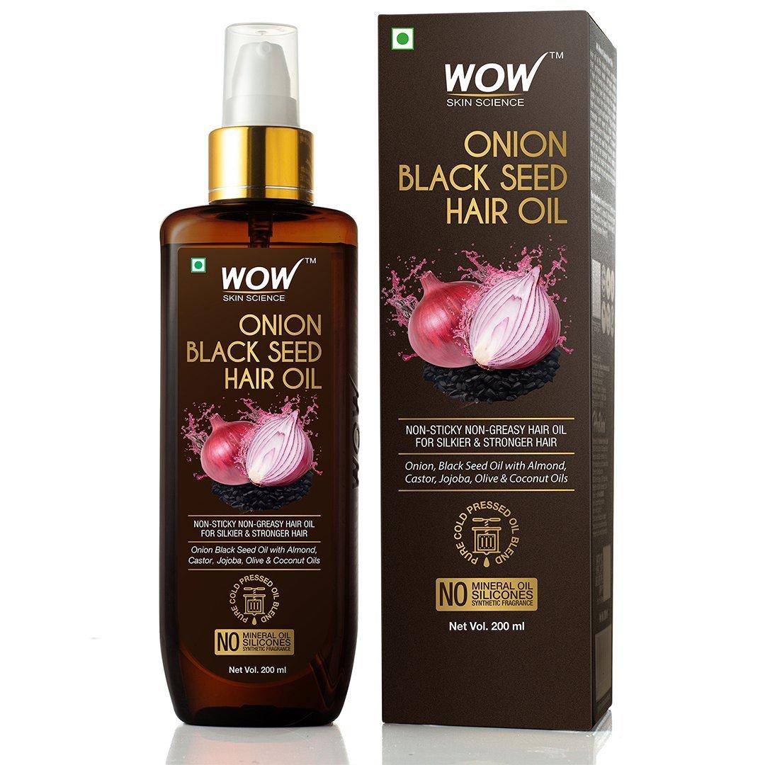 WOW Skin Science Onion Black Seed Hair Oil - 200ml - Walmart.com ...