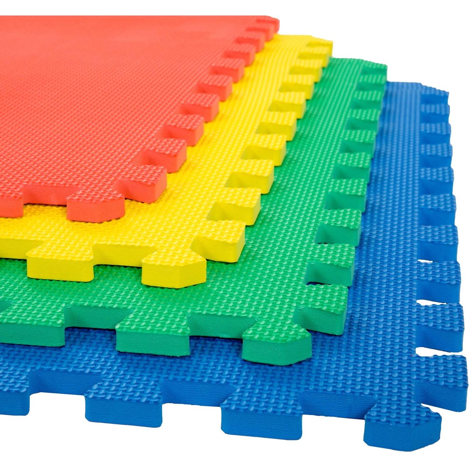 Stalwart Foam Mat Floor Tiles, Interlocking EVA Foam Padding Soft ...