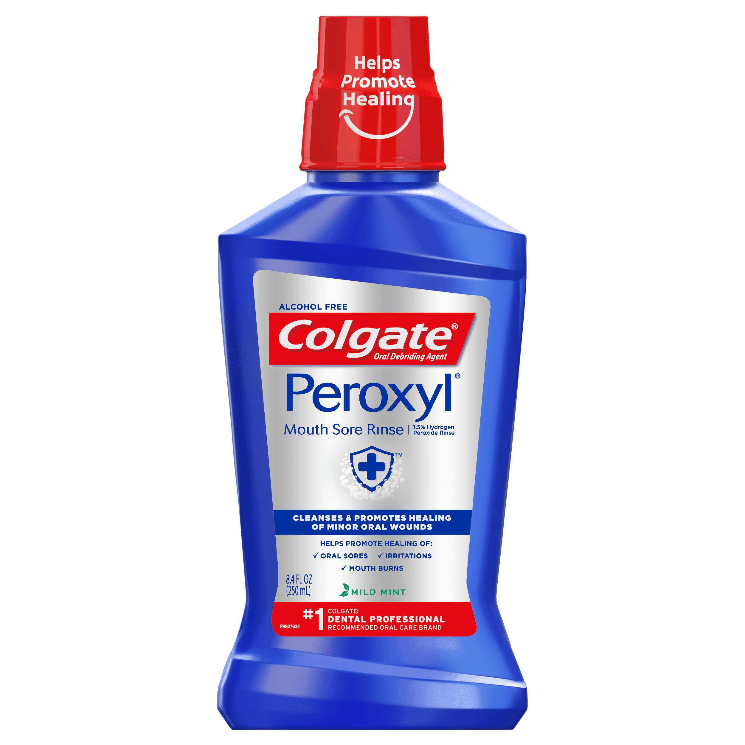 Colgate® Peroxyl® Mouth Sore Rinse, Mild Mint, 8.45 Fluid Ounce ...