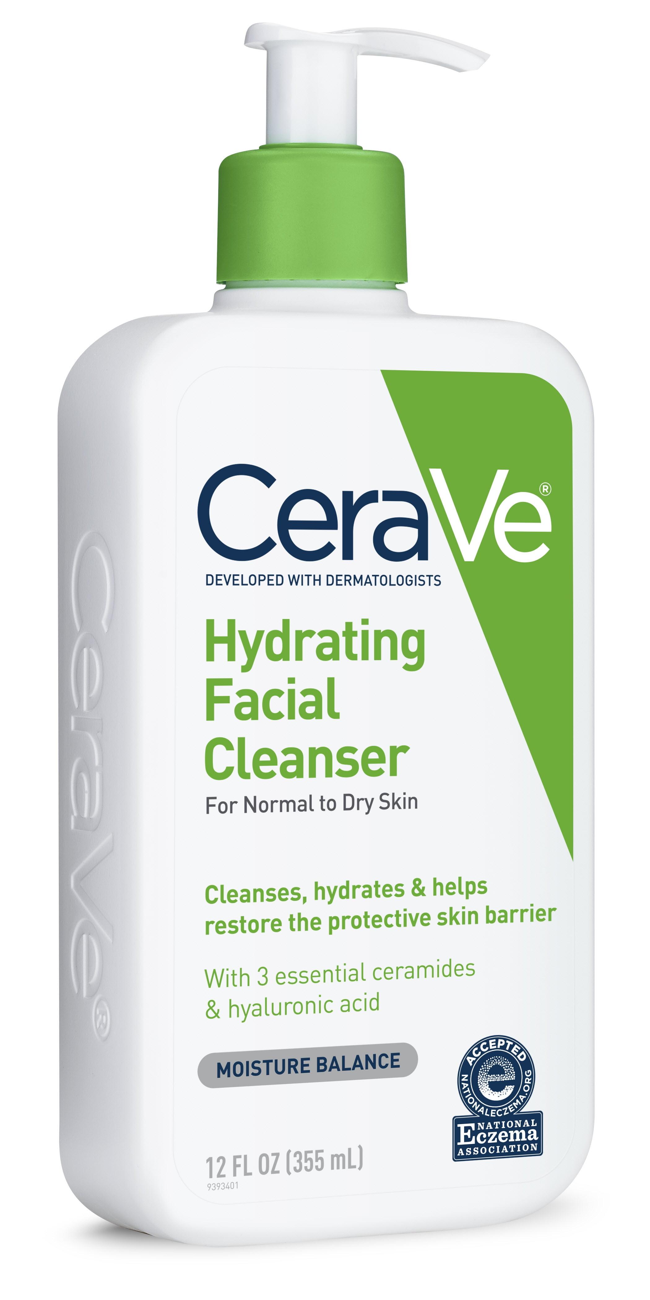 Cerave Hydrating Cleanser & PM Moisturizing Lotion (Bundle Pack ...