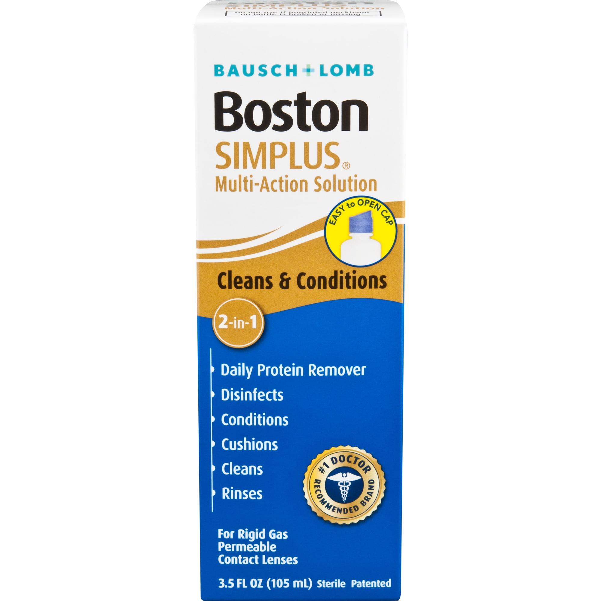 Boston® SIMPLUS Multi-Action Solution 3.5 fl oz (105 mL) - Walmart.com ...