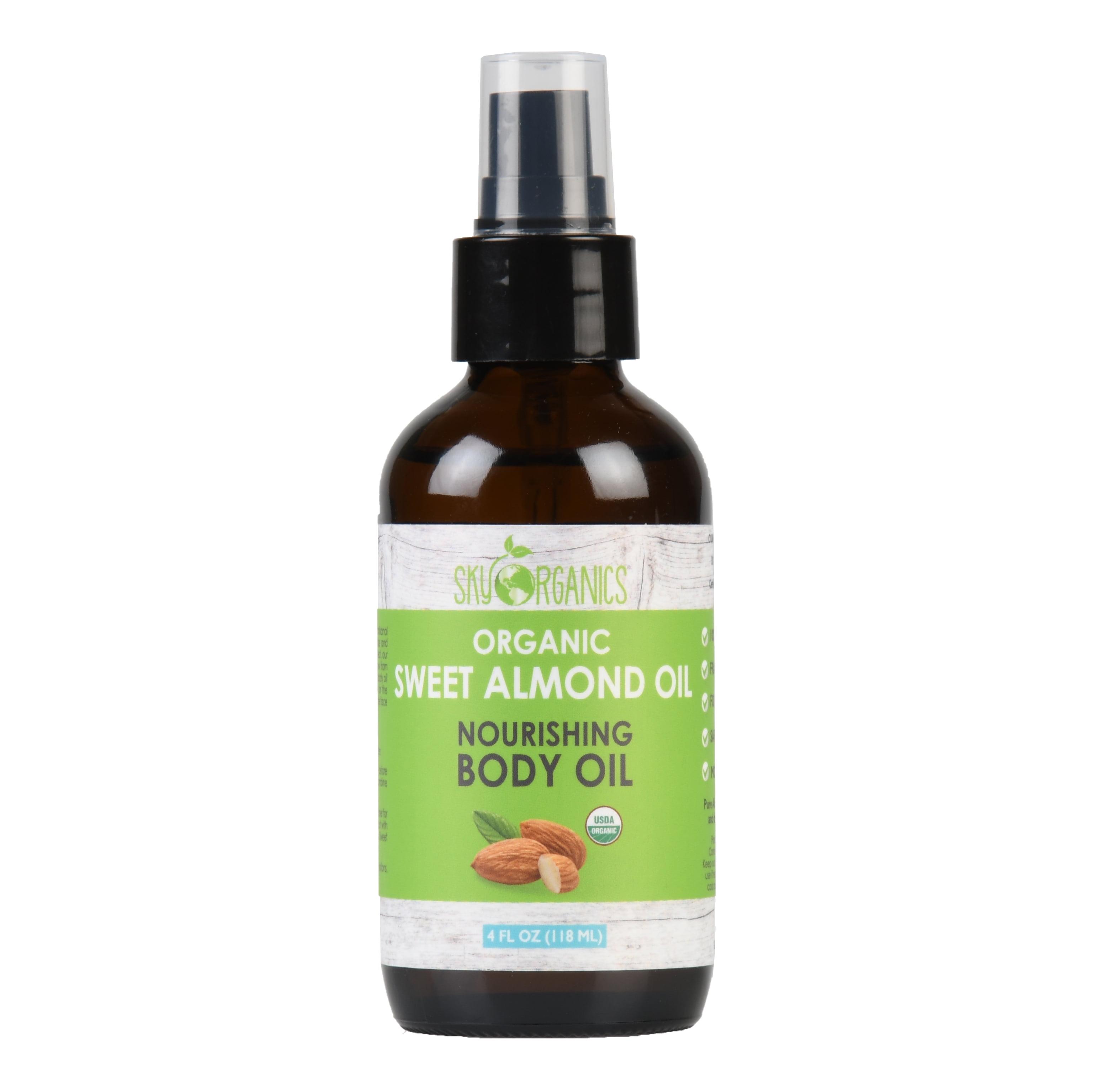 Sky Organics Organic Almond Oil, 4 Oz. - Walmart.com - Walmart.com