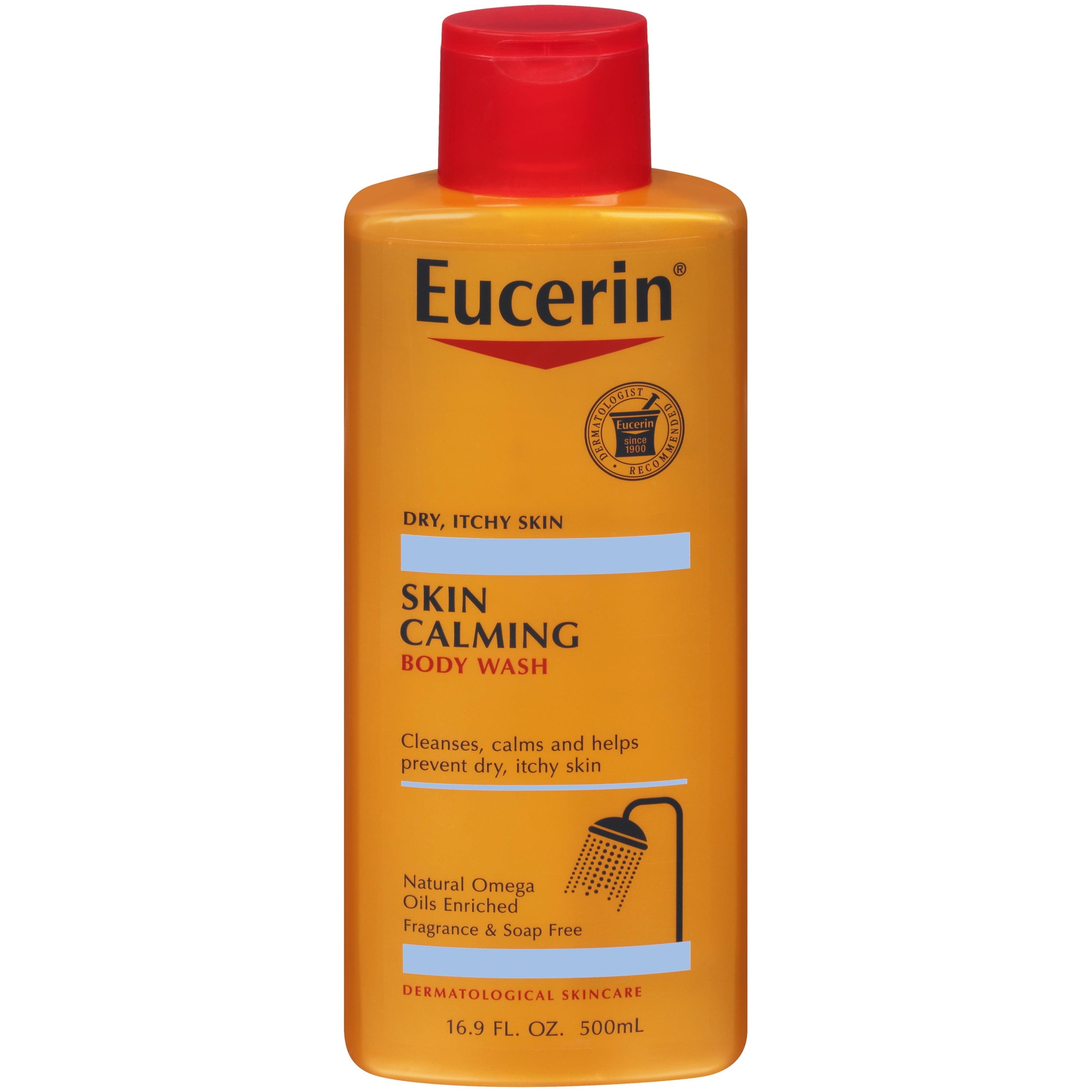 Eucerin Skin Calming Body Wash, Gentle Cleansing Body Wash, 16.9 Fl. Oz ...