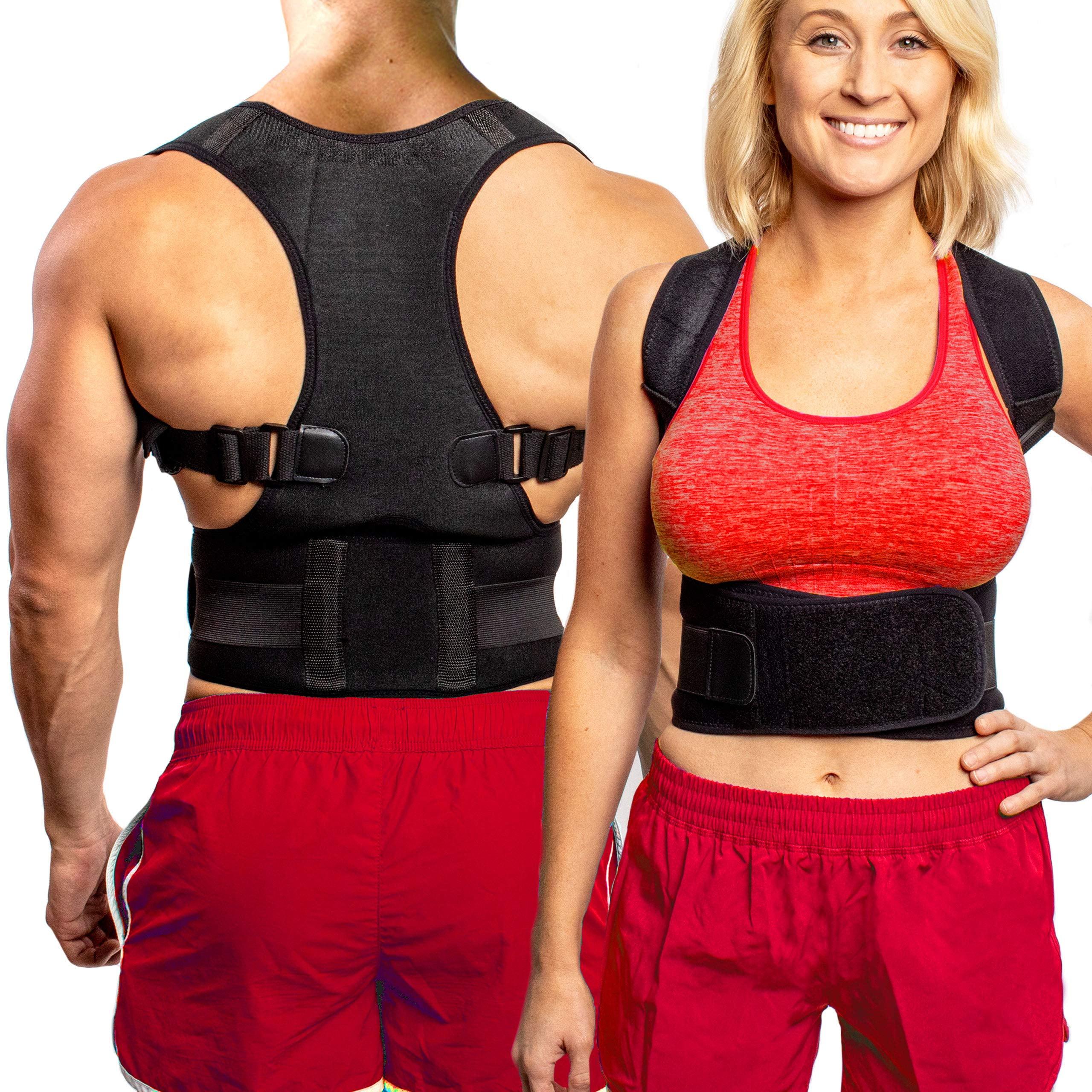 FlexGuard Support Fully Adjustable Back Brace and Posture Corrector ...