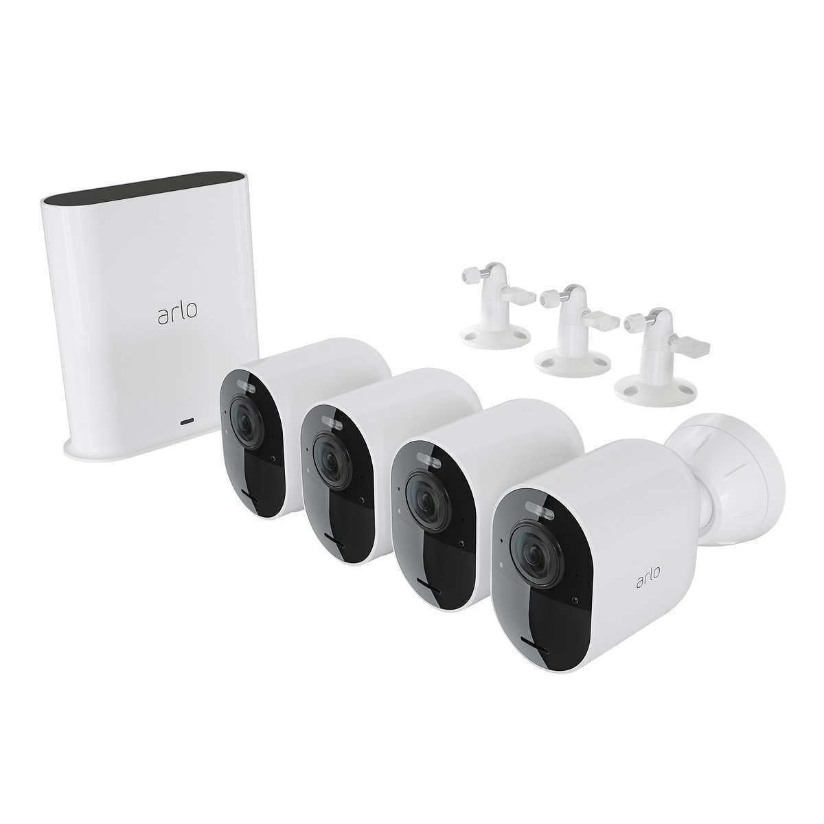 Arlo Ultra 2 Spotlight Camera 4 Pack - Total Wire-Free Security System ...