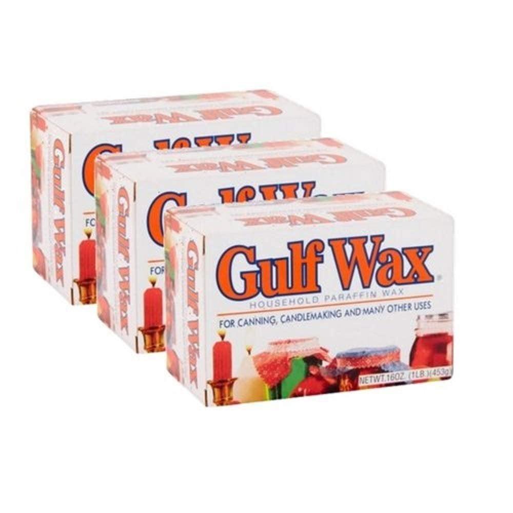 Gulf Wax Household Paraffin Wax 1 Pound Bars (3 Packs) - Walmart.com