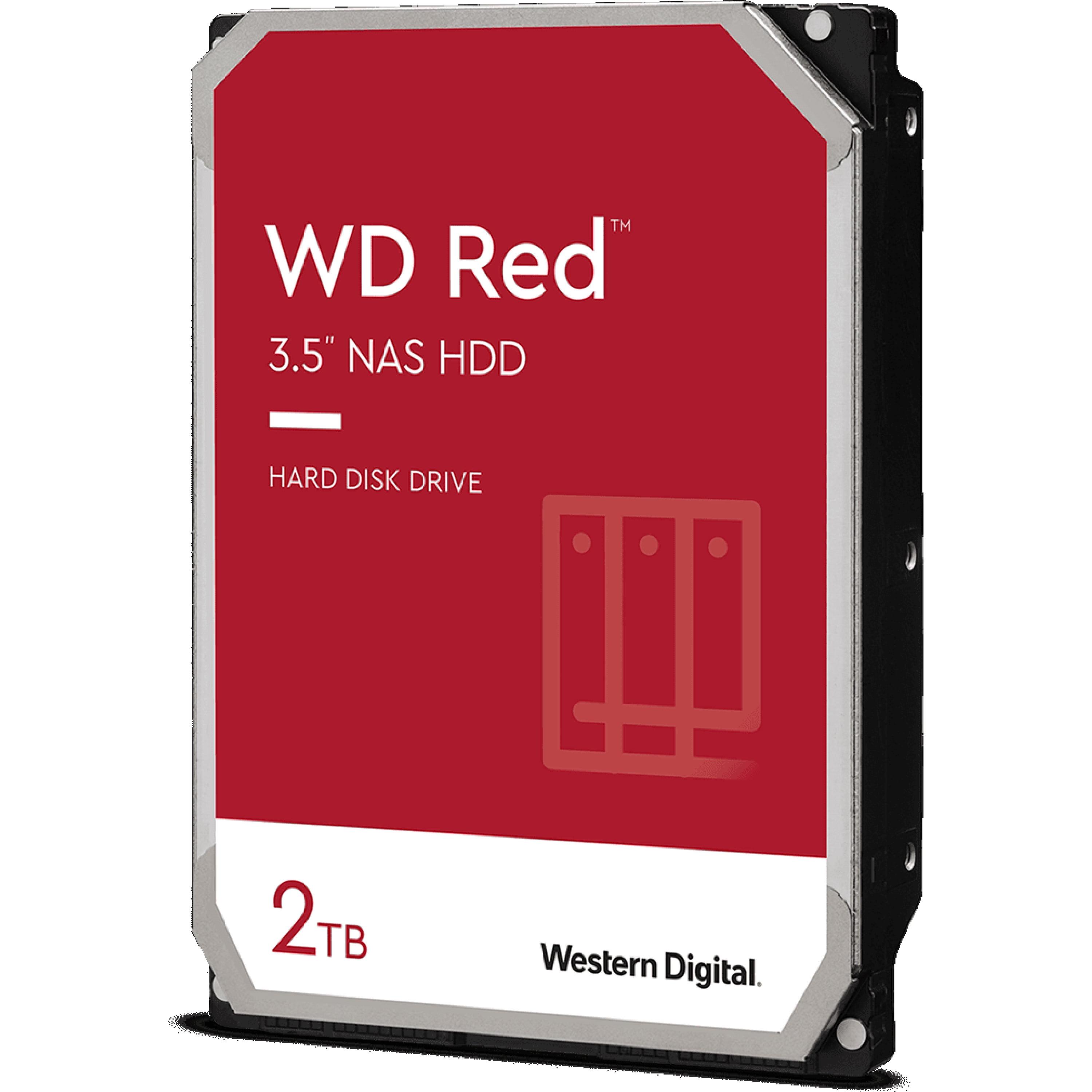 Western Digital Red 2TB NAS Internal Hard Drive - 5400 RPM Class, SATA ...