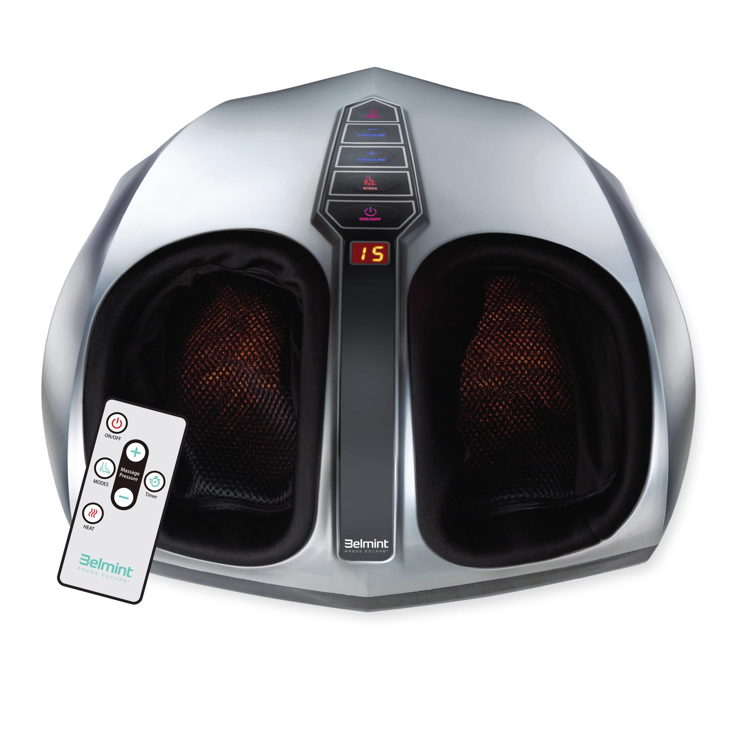 Belmint Shiatsu Foot Massager with Heat, Deep-Kneading, 5 Pressure ...