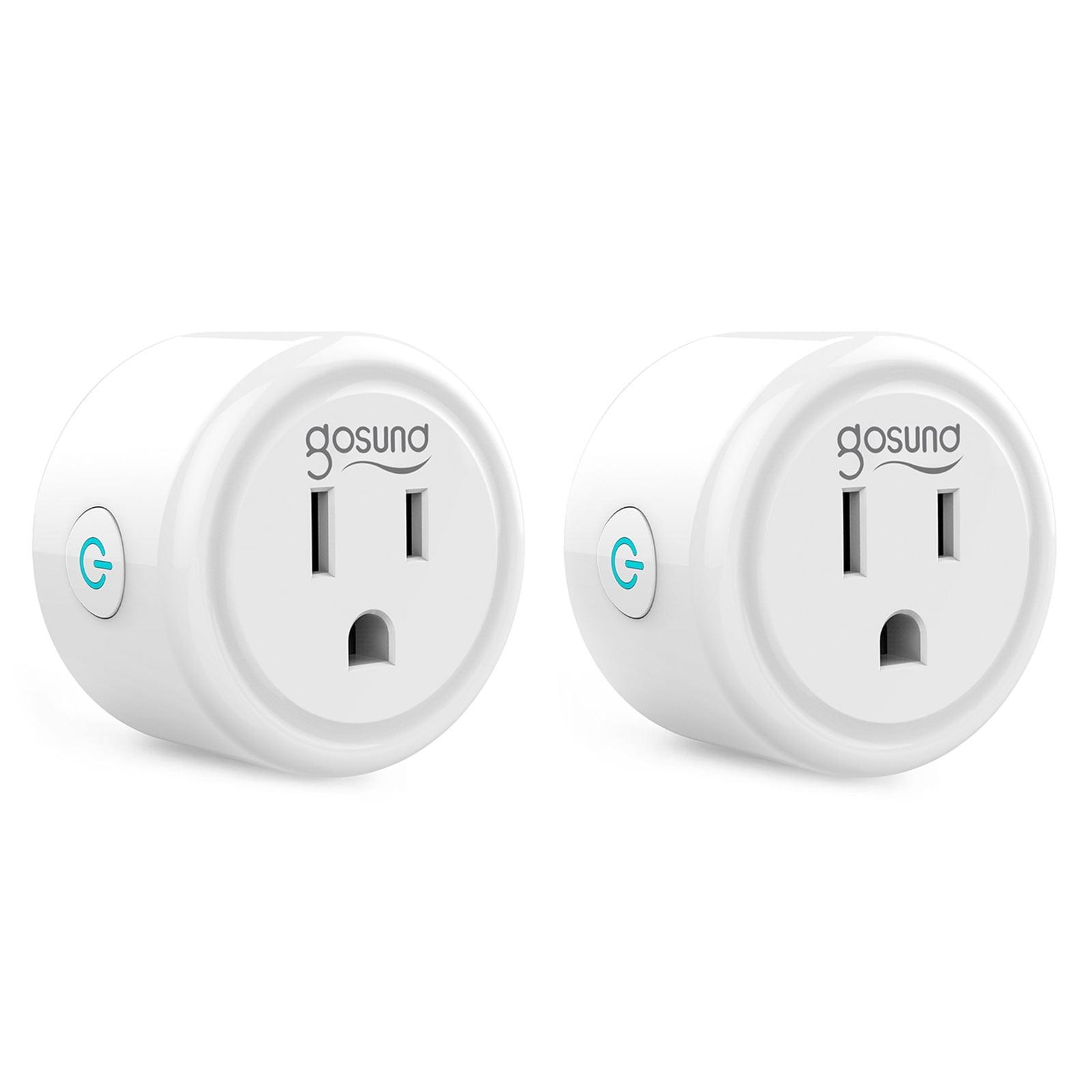 Gosund Mini Smart Plug, WiFi Outlet Works with Alexa and Google Home, 2 ...