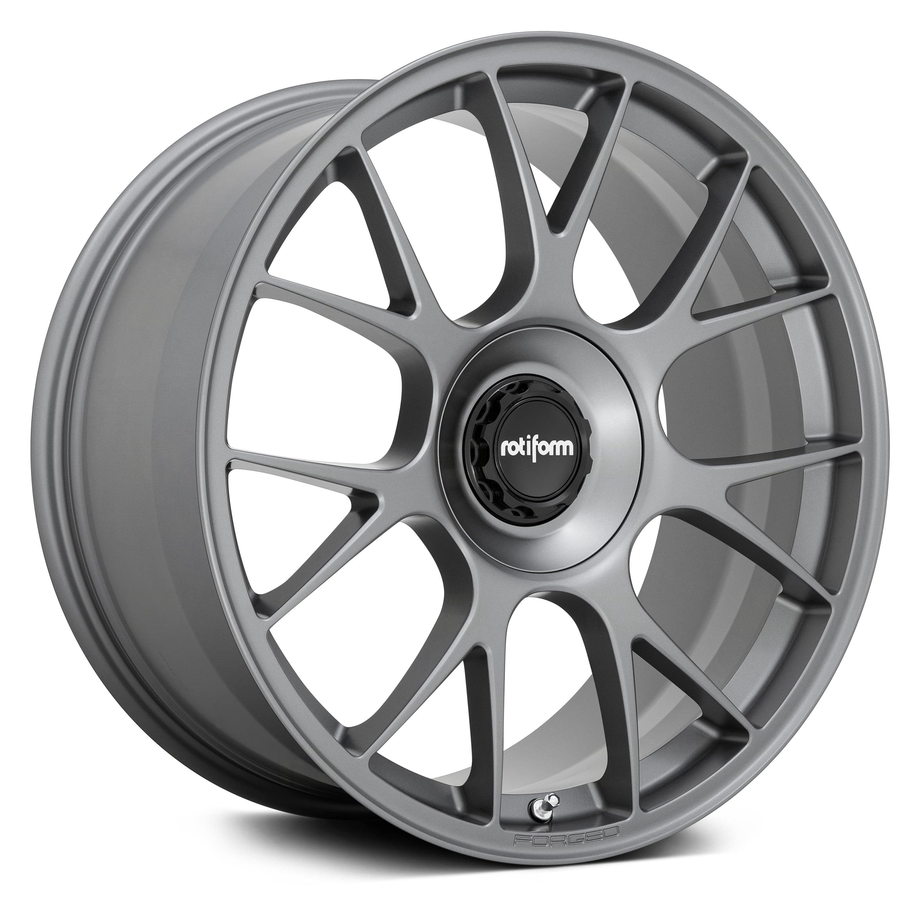 ROTIFORM® TUF FORGED MONOBLOCK Wheels - Satin Titanium Rims