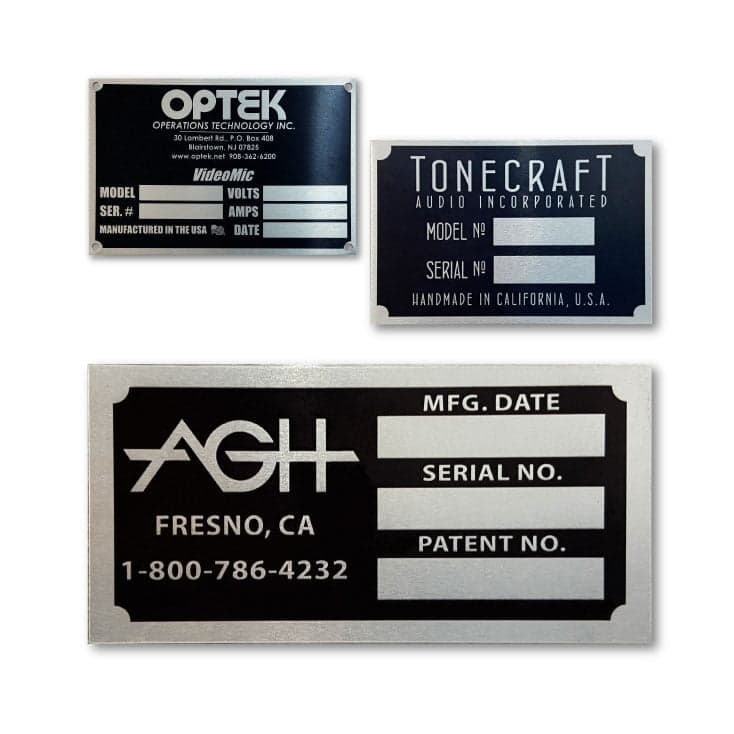 IdentificationTags.com : Custom Printed Aluminum Nameplates