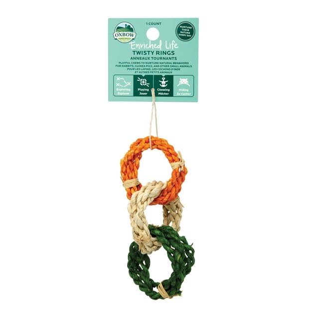OXBOW Enriched Life Twisty Rings Small Animal Toy - Chewy.com