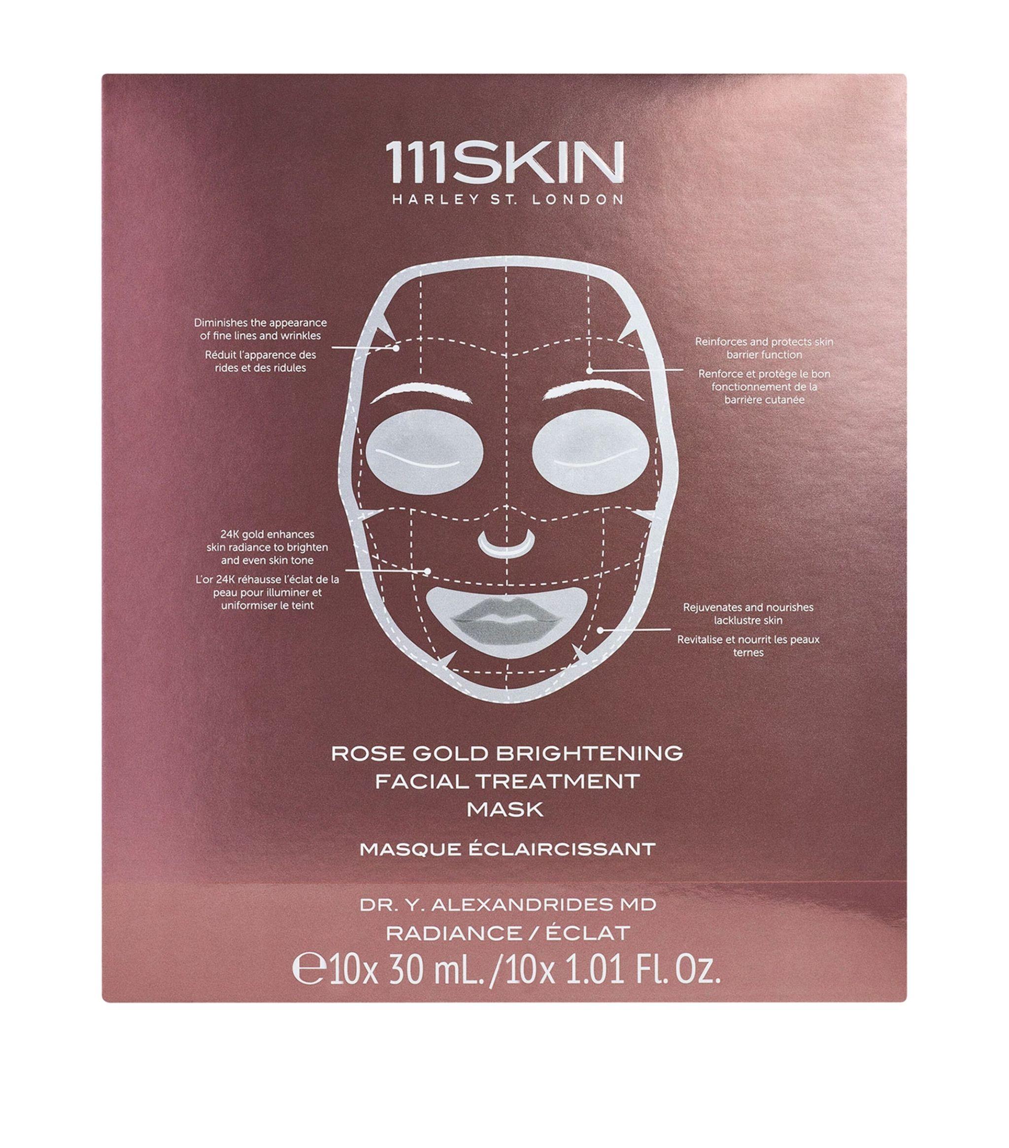 111SKIN Rose Gold Brightening Facial Treatment Mask (10 x 30ml ...