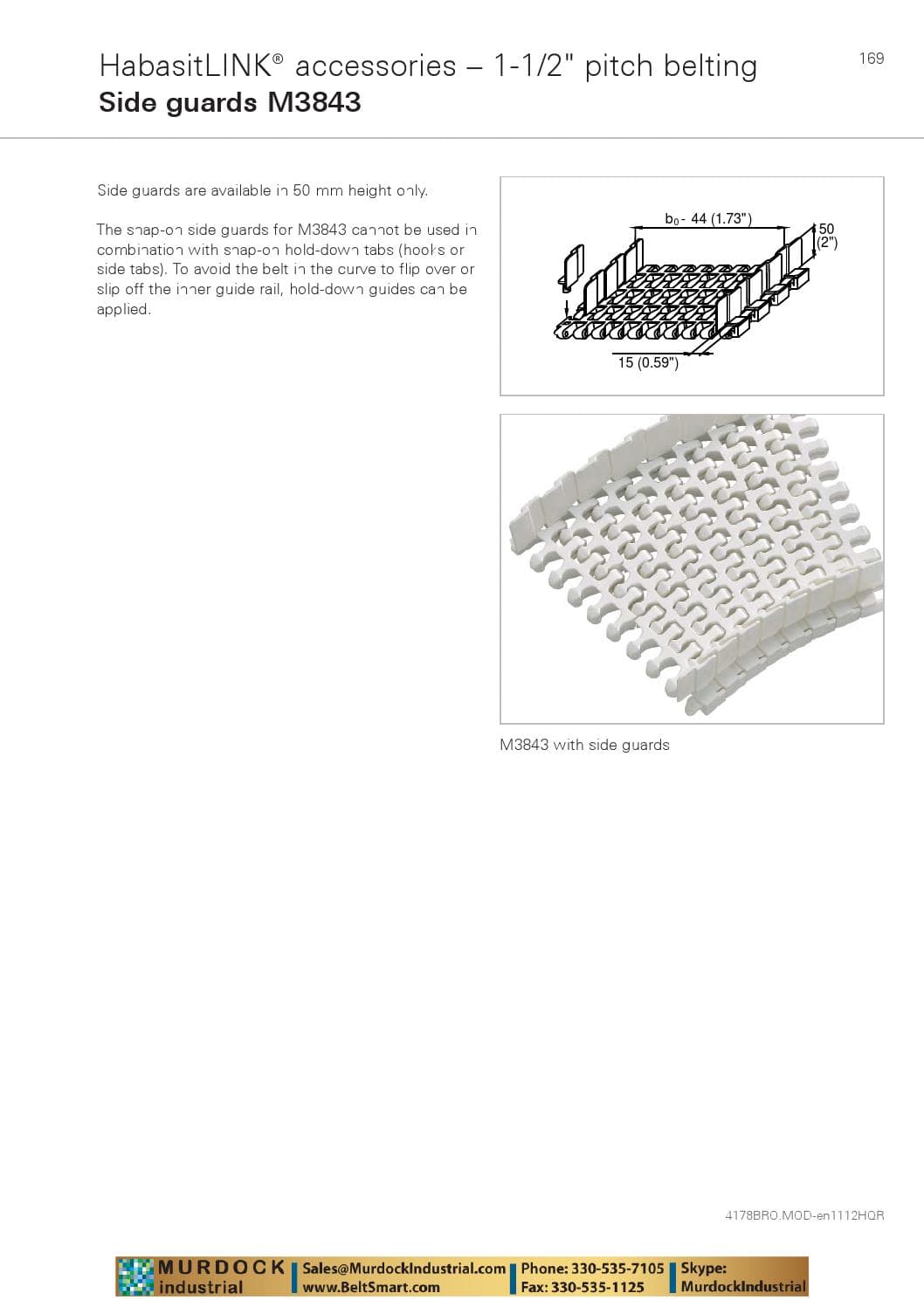 Habasit Modular Belt Engineering Guide at Robert Gump blog