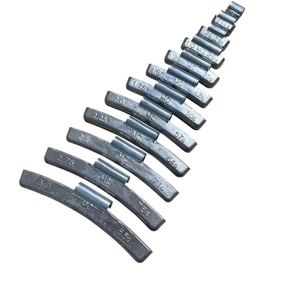 Wholesale 5g to 60g Gram Tire Balancing Weights Fe Steel Clip on Wheel ...