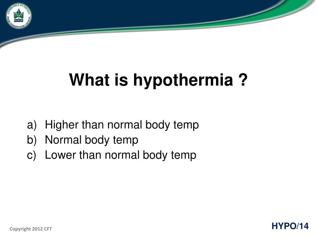 PPT - Hypothermia PowerPoint Presentation, free download - ID:6177692