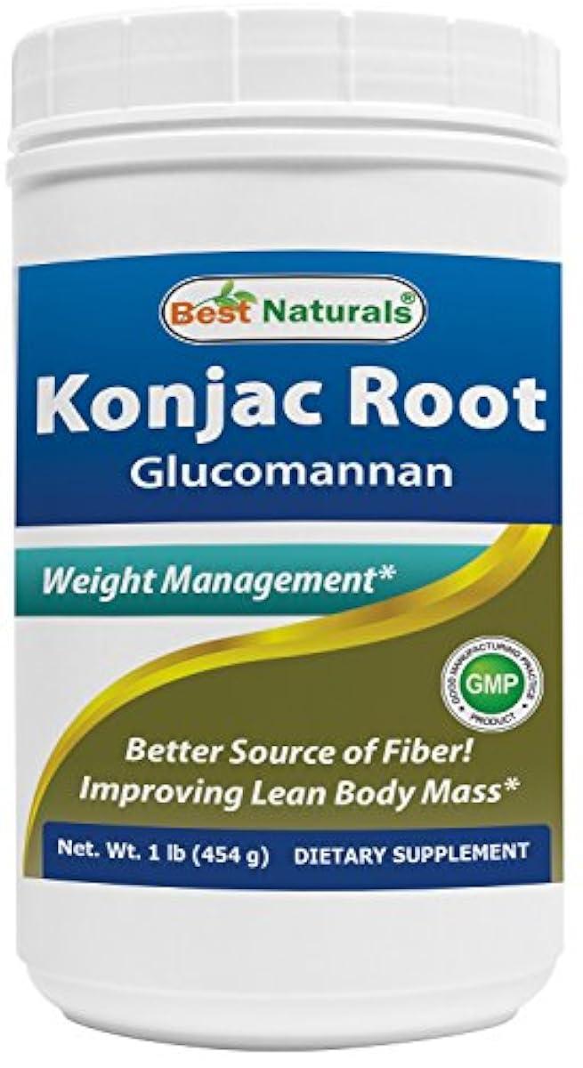 Best Naturals Glucomannan Weight Loss Pure Powder from Konjac Root, 1 ...