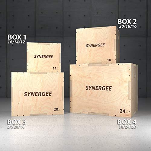 Synergee 3 in 1 Wood Plyometric Box for Jump Training and Conditioning ...