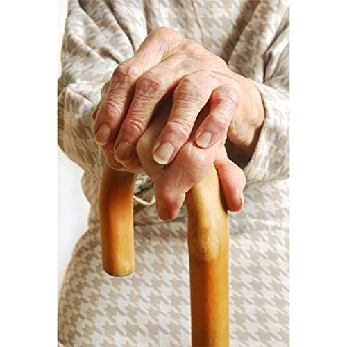 Carex Solid Wood Walking Cane - Wooden Canes for Men & Women with 250 ...