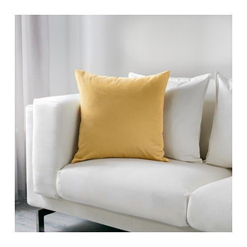 Ikea Sanela Cotton Velvet Solid Colored 20" x 20" Cushion - Want It All