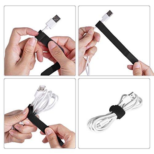 Avantree Pack of 20 Reusable Cord Organizer Keeper Holder, Fastening ...