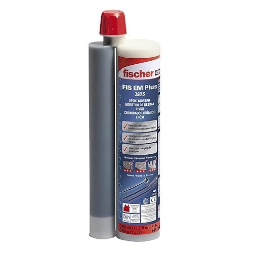 fischer Injection Mortar FIS EM Plus 390ml (13.2 Oz) Chemical Anchoring ...