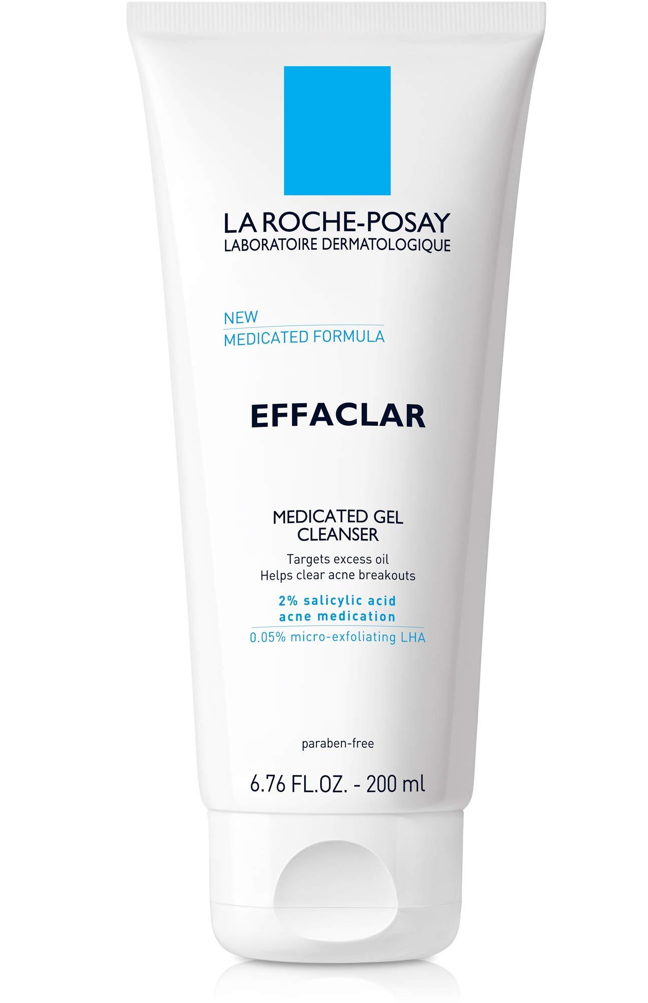 La Roche-Posay Effaclar Medicated Gel Acne Face Wash, Facial Cleanser ...