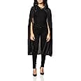 Rubie's Costume Hooded Cape 3/4 Length Costume, Black, One Size ...