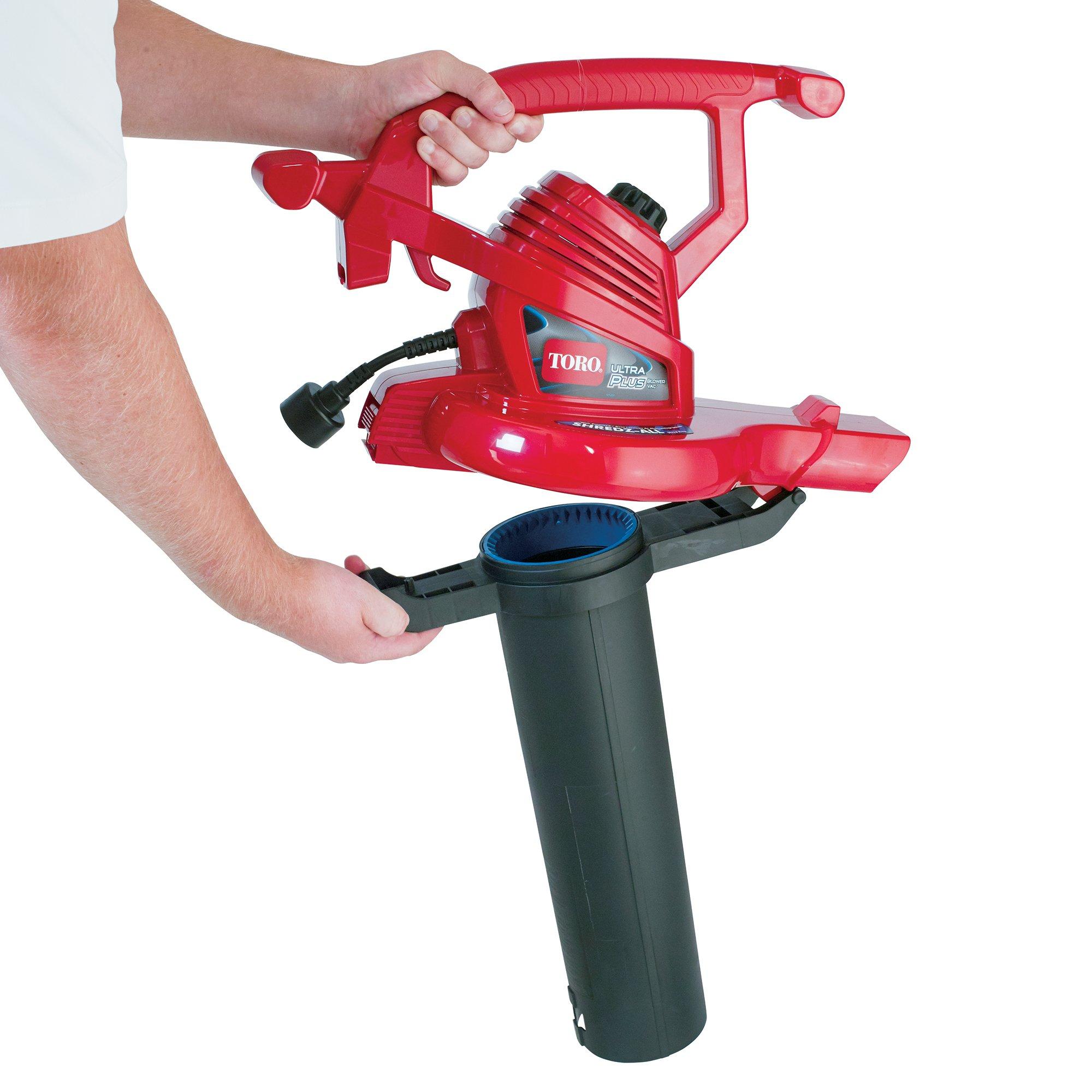 Toro 51621 UltraPlus Leaf Blower Vacuum, Variable-Speed (up to 250 mph ...